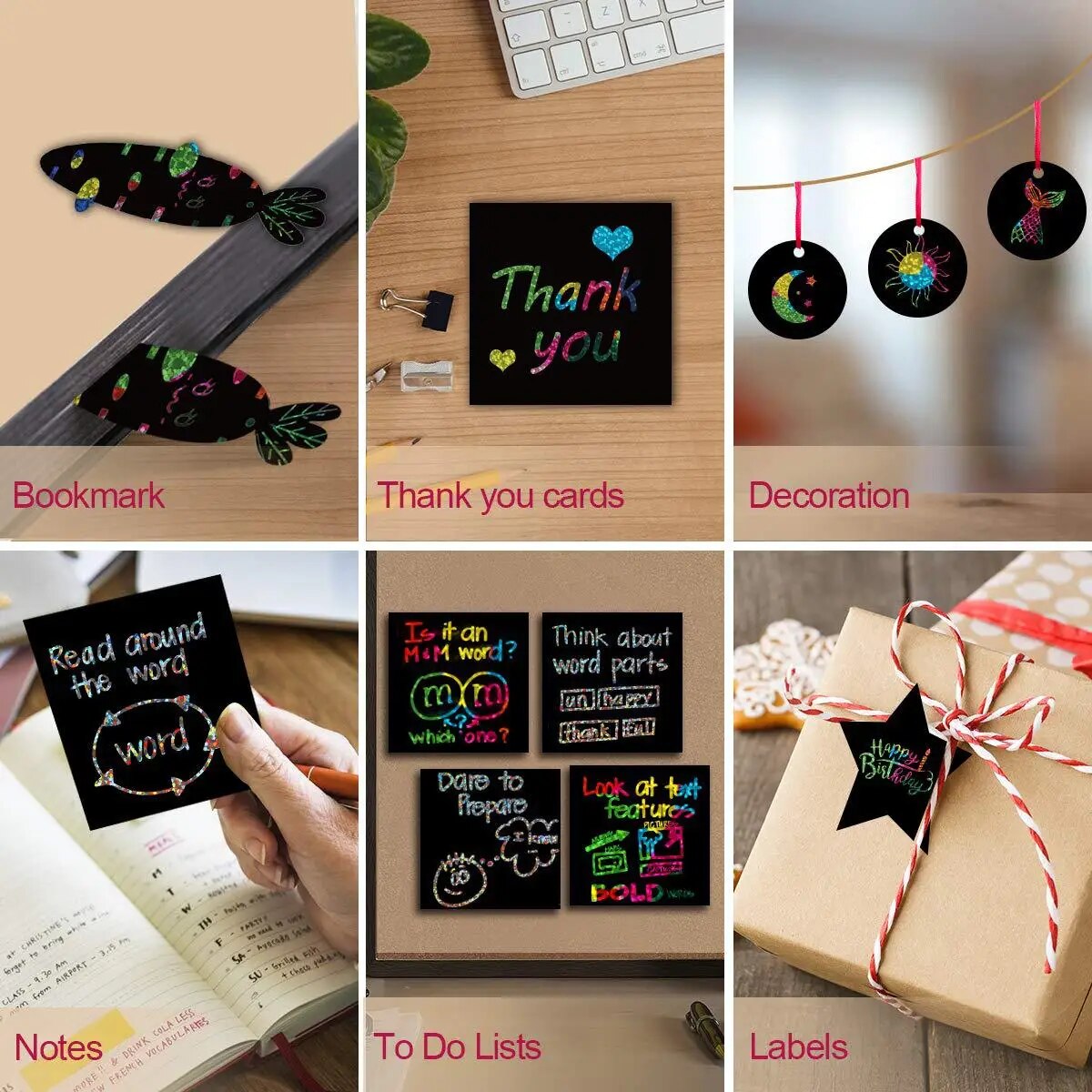 Many Creative Scratch Art Card - Art Craft Education recensione e prezzo