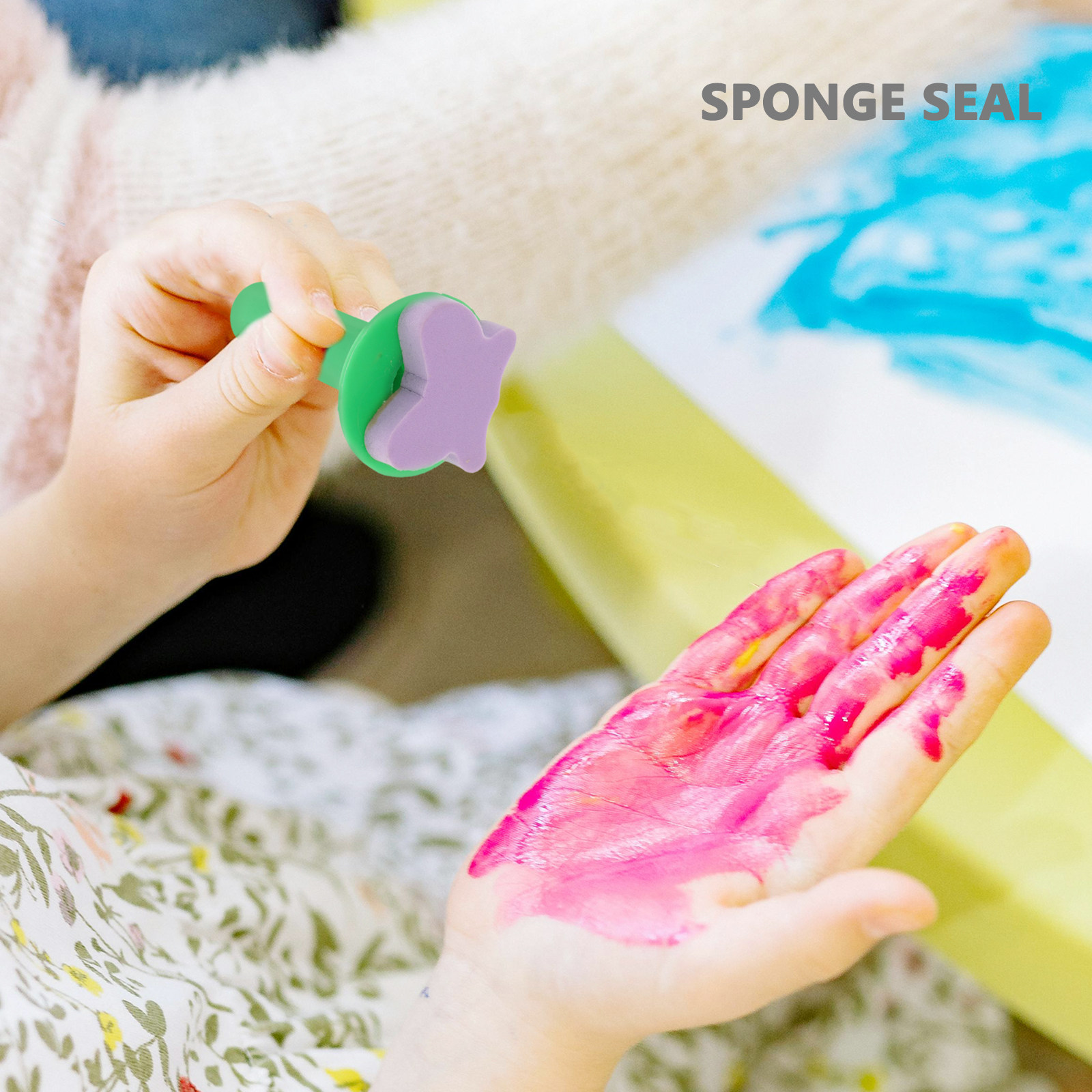 6Pcs Sponge Painting Stamps fo - Art Craft Toddler recensione e prezzo