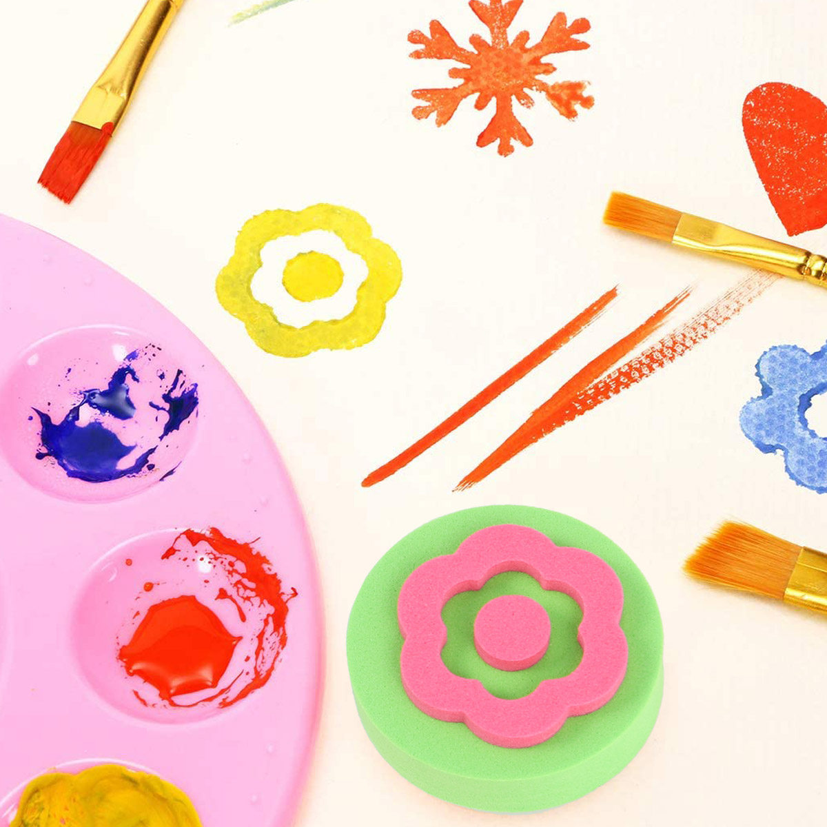12Pcs Painting Stamps for Kids - Art Craft Education recensione e prezzo