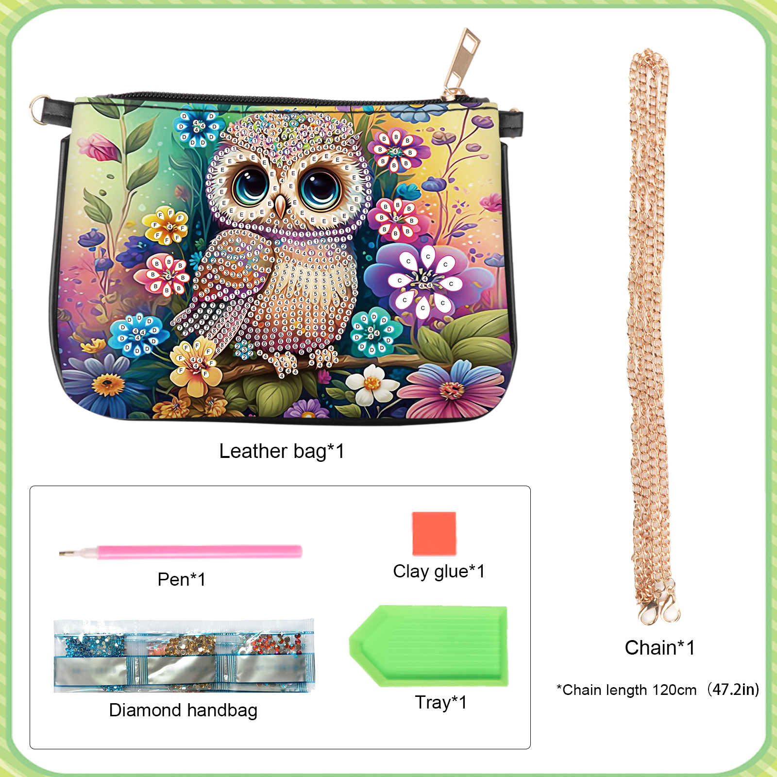Colorful Owl Diamond Art Paint - Unique Art Craft recensione e prezzo