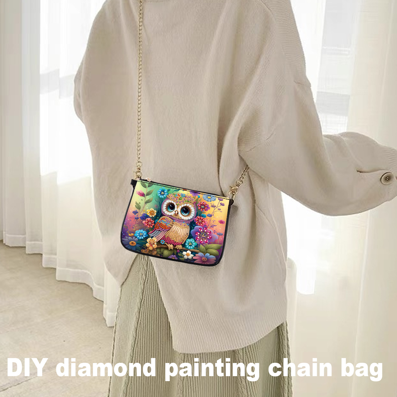 Colorful Owl Diamond Art Paint - Unique Art Craft recensione e prezzo