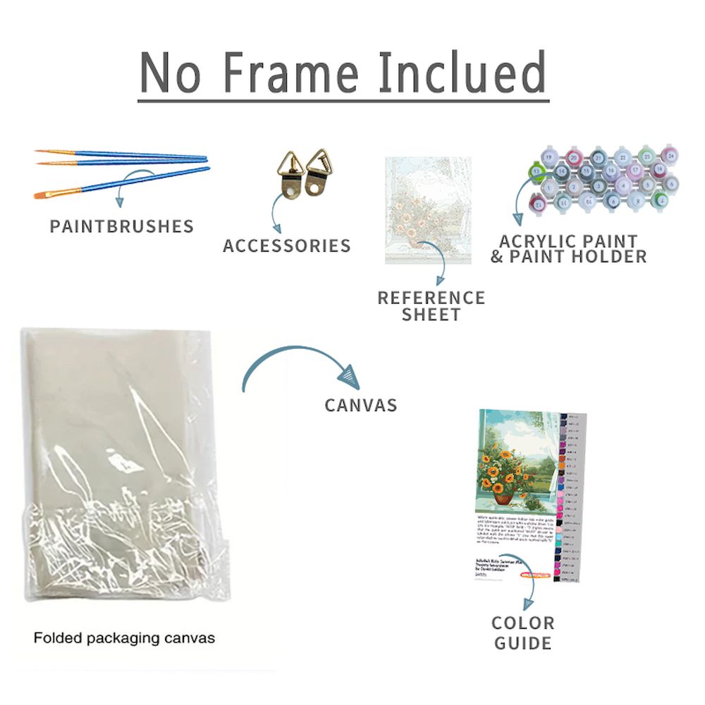 GATYZTORY Diy Frame Painting B - Art Craft Number recensione e prezzo
