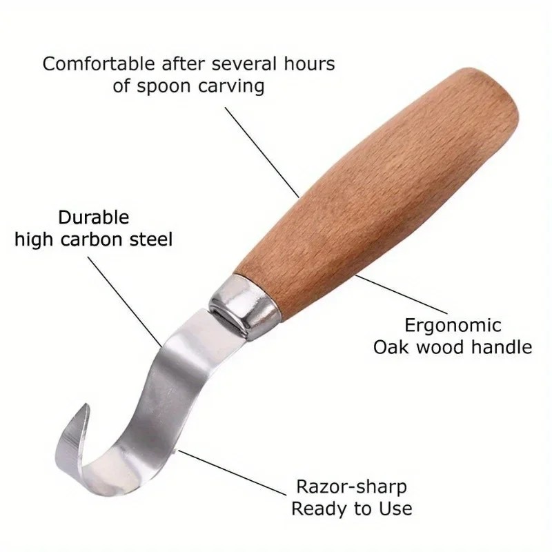 Wood Carving Knife Chisel Hook - Art Craft Wood recensione e prezzo