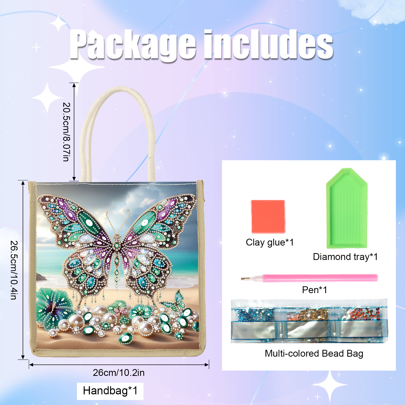 Diamond Art Painting Handbag K - Art Craft Kits recensione e prezzo