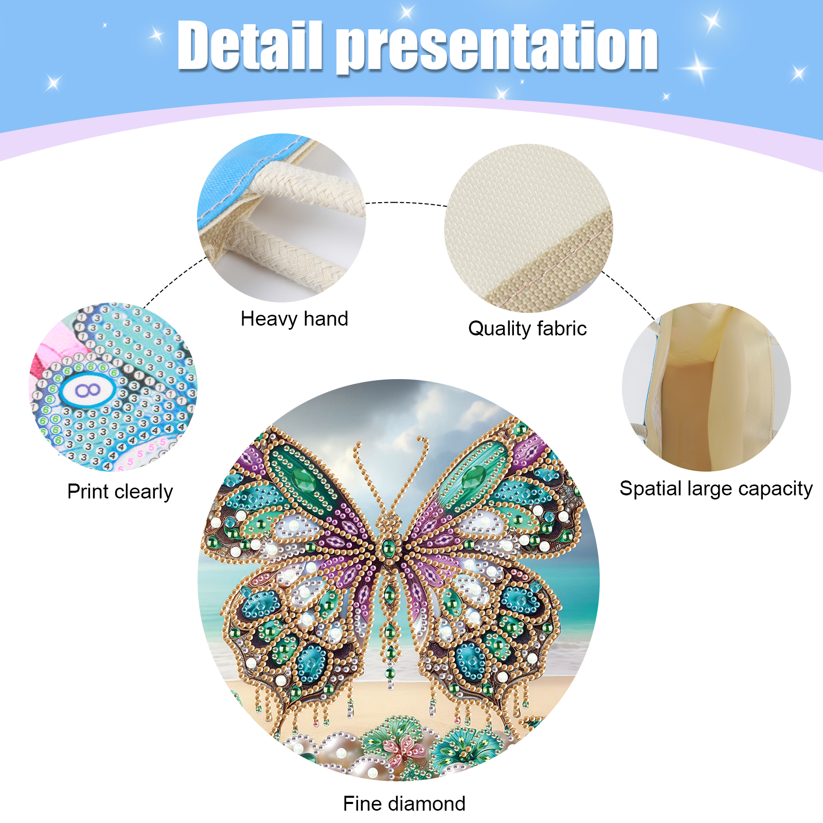 Diamond Art Painting Handbag K - Art Craft Kits recensione e prezzo