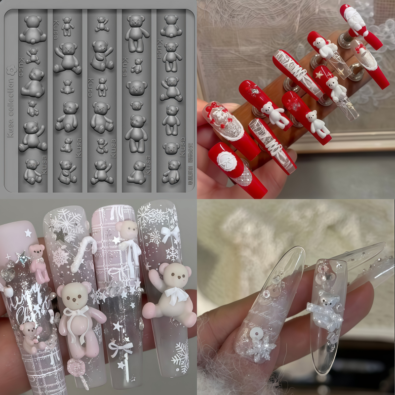 Hand-carved Bear Doll Knitted  - Art Craft Template recensione e prezzo