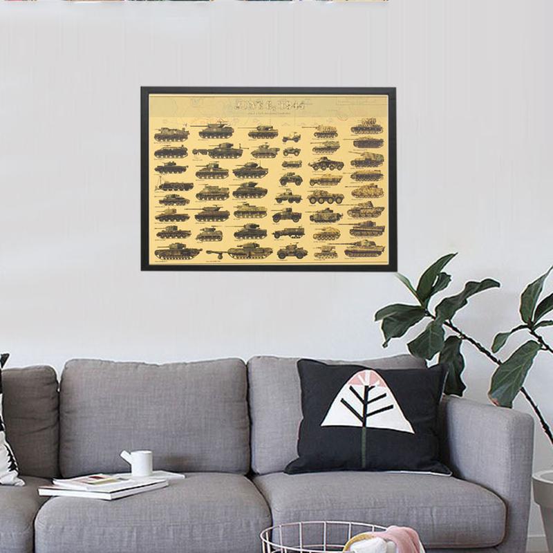 Tank Retro Kraft Paper Wall St - Art Craft Cafe recensione e prezzo