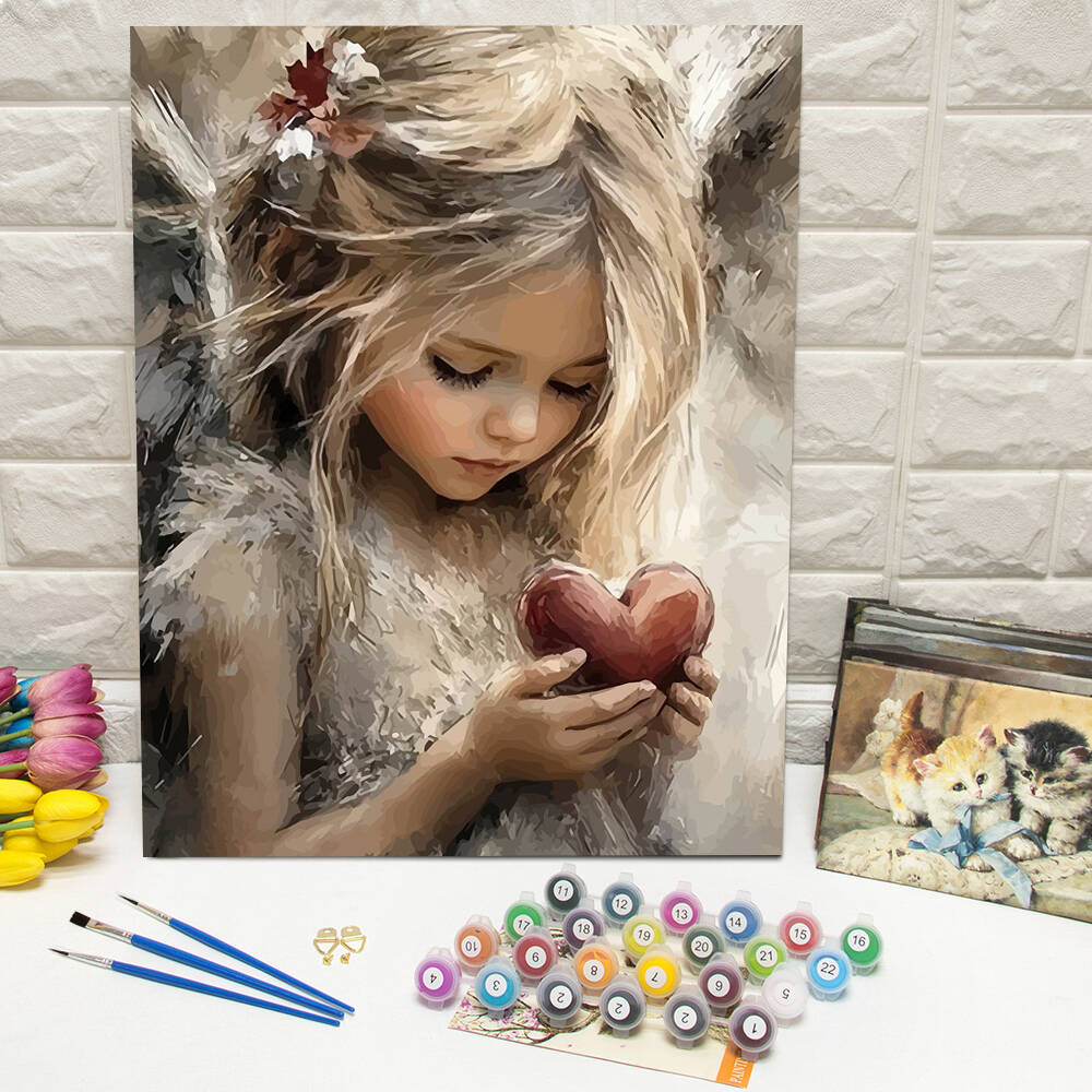 Drawing By Numbers Girl Portra - Art Craft Number recensione e prezzo