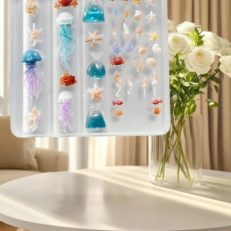 3D Ocean Series Silicone Nail  - Art Craft Jellyfish recensione e prezzo