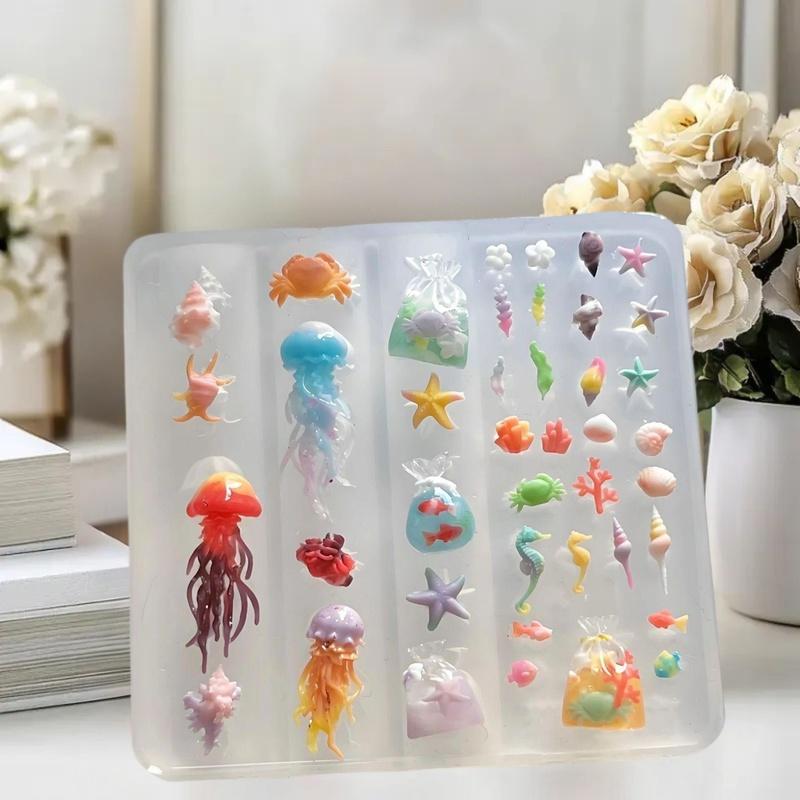 3D Ocean Series Silicone Nail  - Art Craft Jellyfish recensione e prezzo