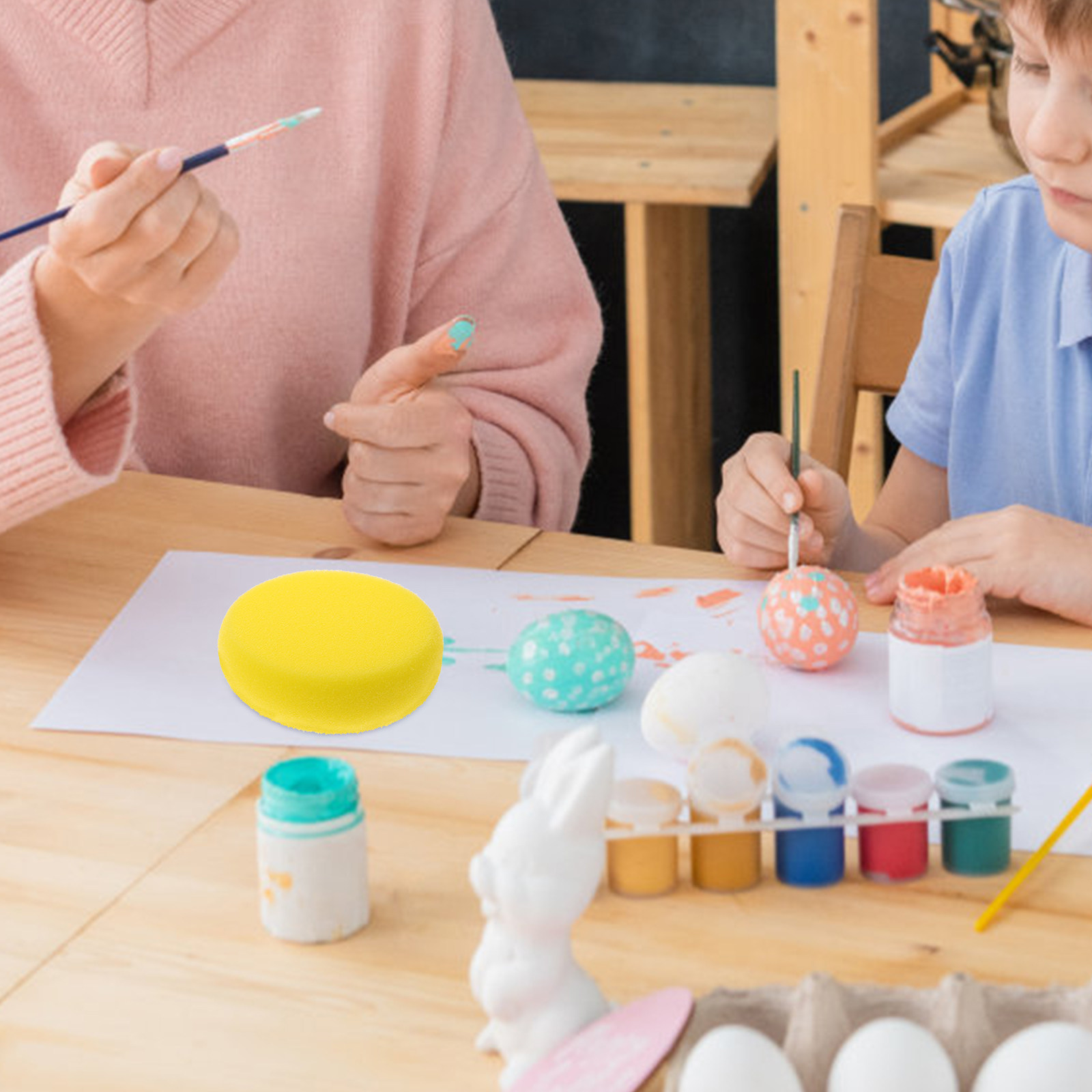 10Pcs Round Sponge Painting To - Art Craft Doodle recensione e prezzo