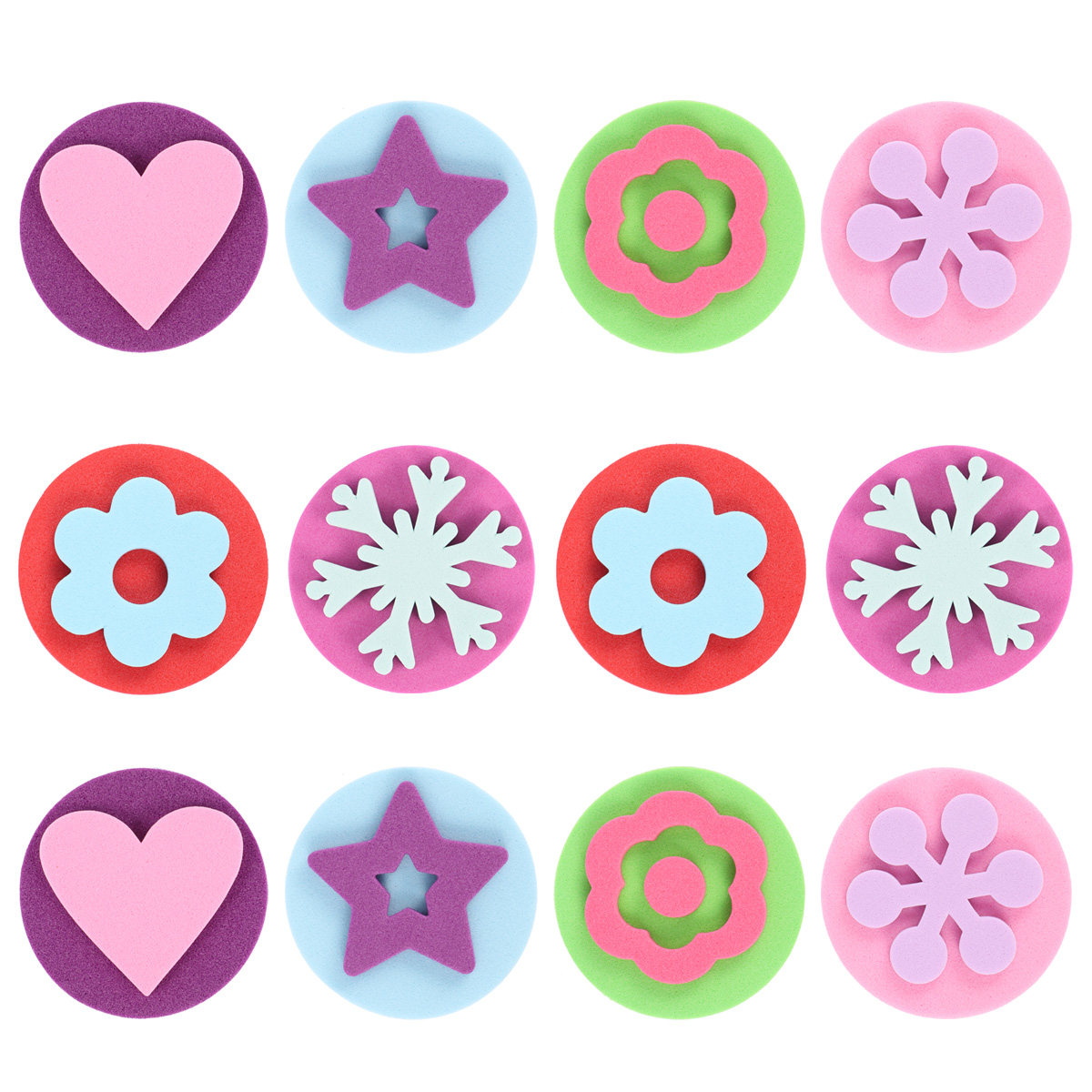 12Pcs Creative Painting Stamps - Art Craft Education recensione e prezzo