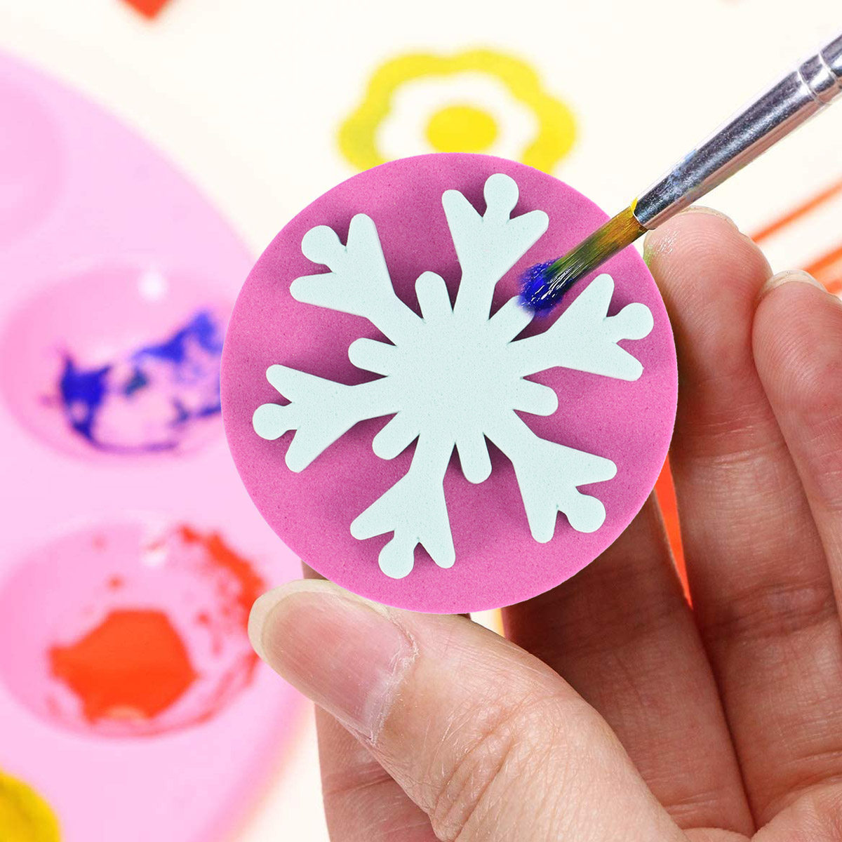 12Pcs Creative Painting Stamps - Art Craft Education recensione e prezzo