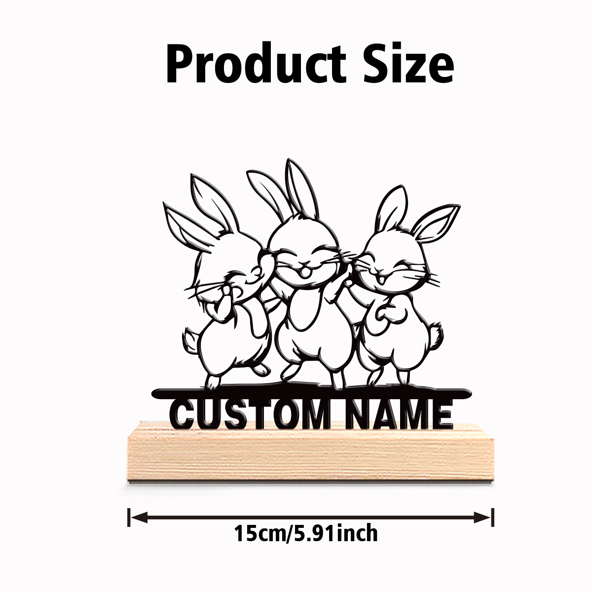 1pc Modern Rabbit Customized T - Art Craft Rabbit recensione e prezzo