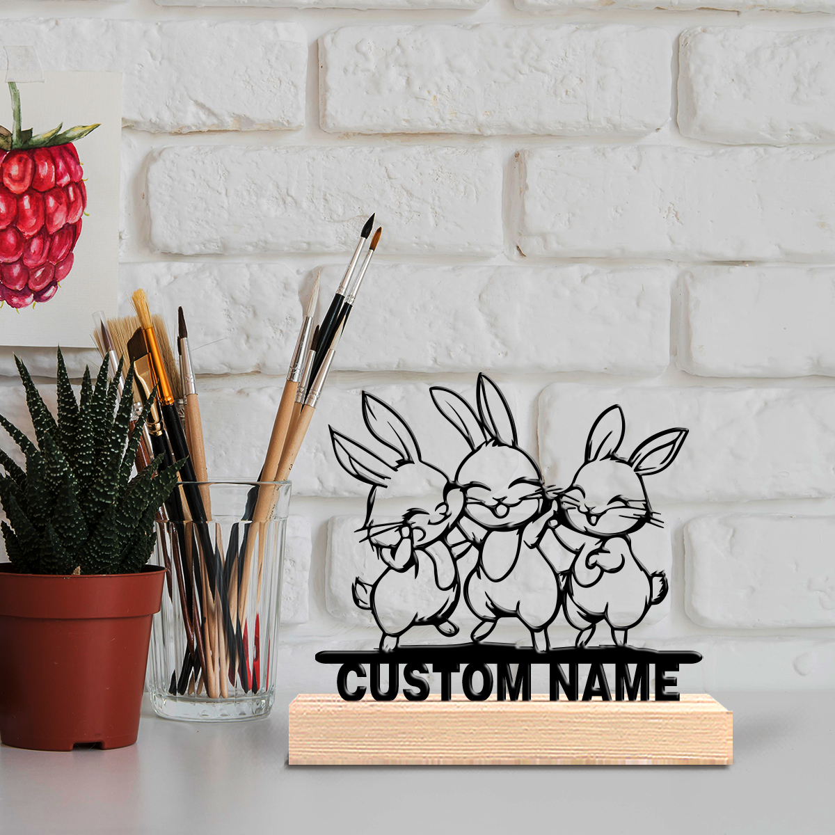 1pc Modern Rabbit Customized T - Art Craft Rabbit recensione e prezzo