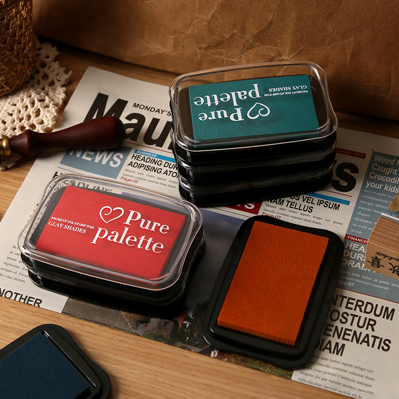 12 Colors Vintage Solid Color  - Stamping Ink Pad recensione e prezzo