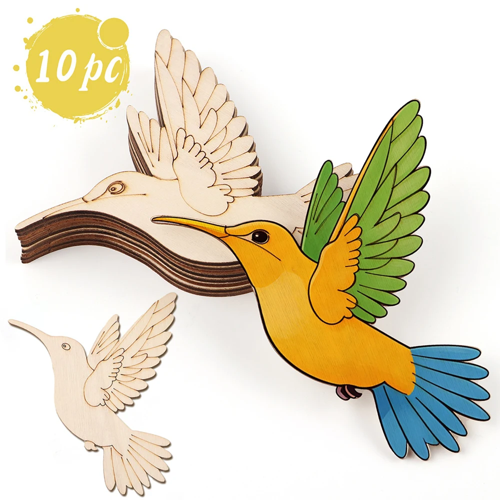 10pcs Unfinished Wood Animal B - Art & Craft Of Problem Solving recensione e prezzo