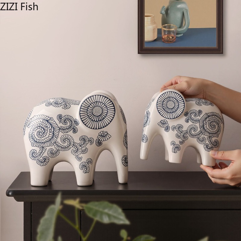 New Chinese Style Ceramic Elep - Art Craft Elephant recensione e prezzo