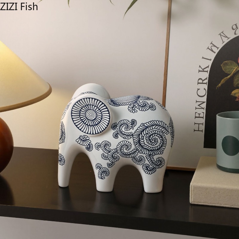 New Chinese Style Ceramic Elep - Art Craft Elephant recensione e prezzo