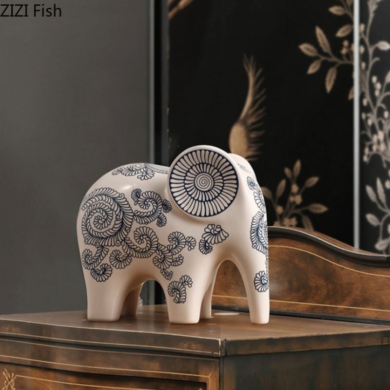 New Chinese Style Ceramic Elep - Art Craft Elephant recensione e prezzo