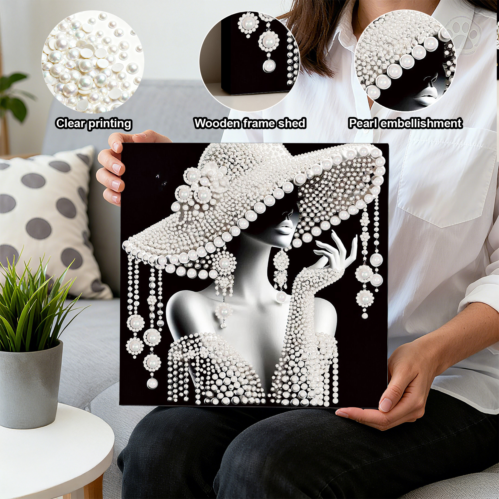 DIY Ladies Pearl Diamond Paint - Art Craft For Adults recensione e prezzo