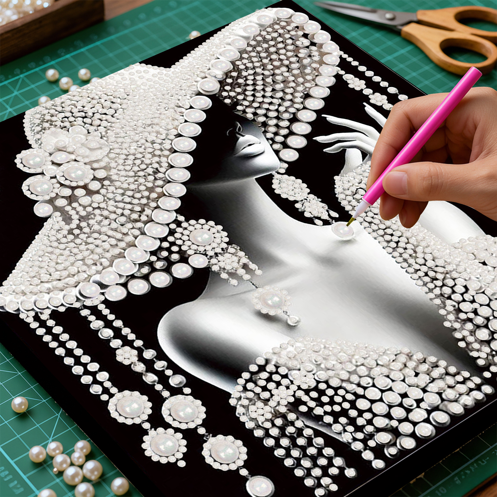 DIY Ladies Pearl Diamond Paint - Art Craft For Adults recensione e prezzo