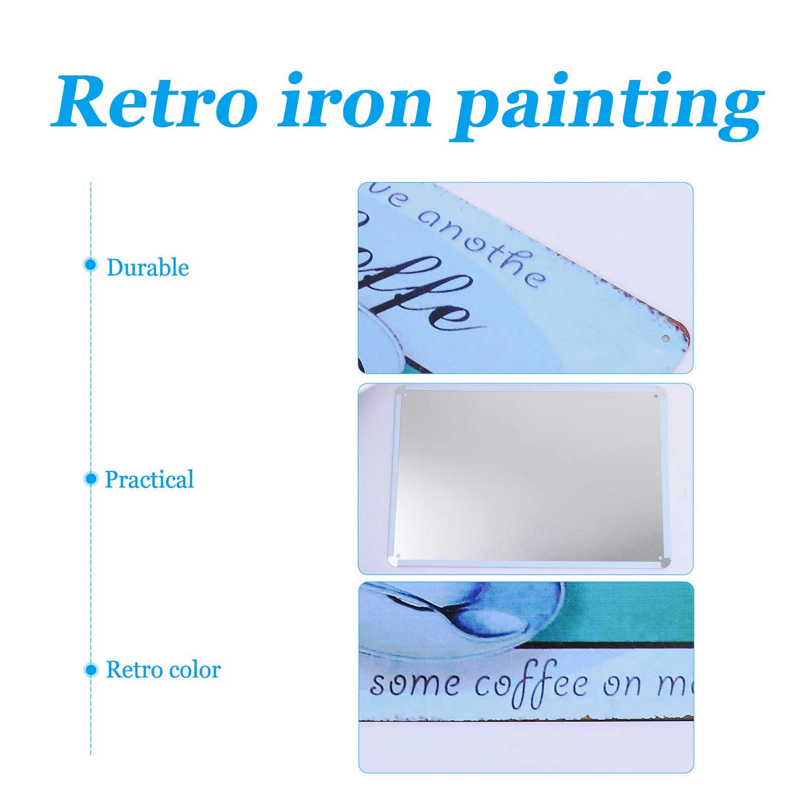 Retro Art Poster Iron Sheet Cr - Art Craft Cafe recensione e prezzo
