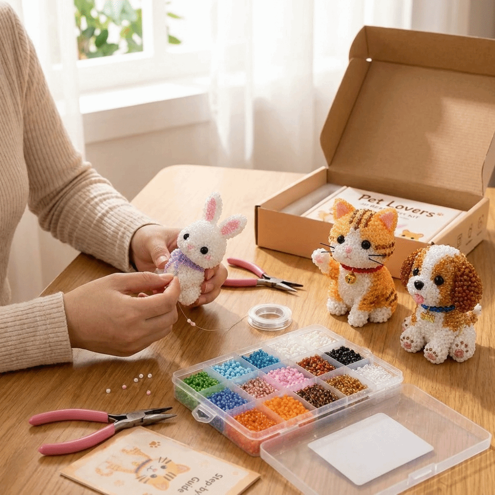 Handmade DIY Animal Bead Embro - Art Craft Education recensione e prezzo