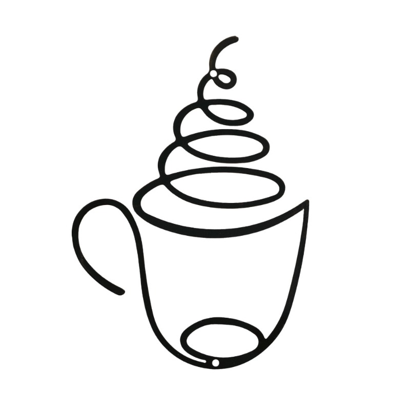 Creative Coffee Themed Wall De - Art Craft Cafe recensione e prezzo