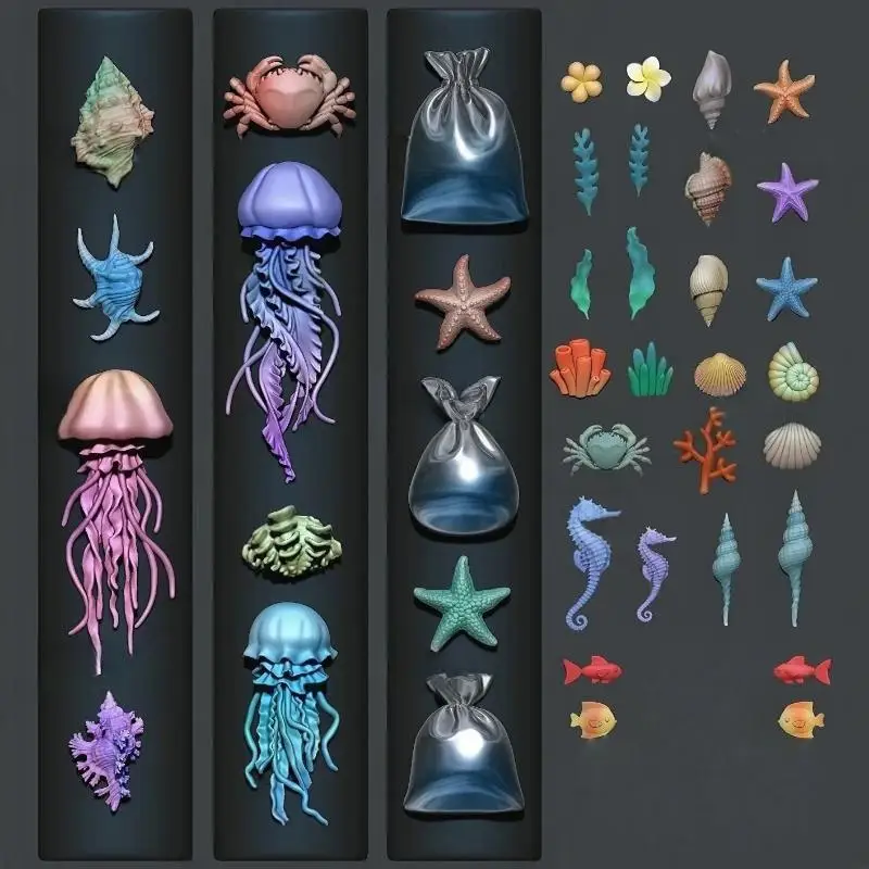 3D Ocean Series Silicone Jelly - Art Craft Jellyfish recensione e prezzo