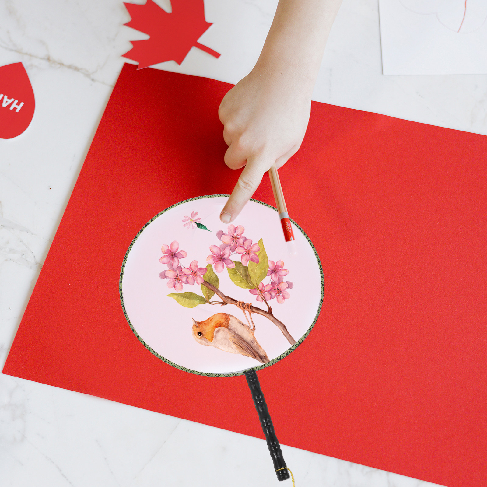 5Pcs Doodle Painting Fan Blank - Art Craft Doodle recensione e prezzo
