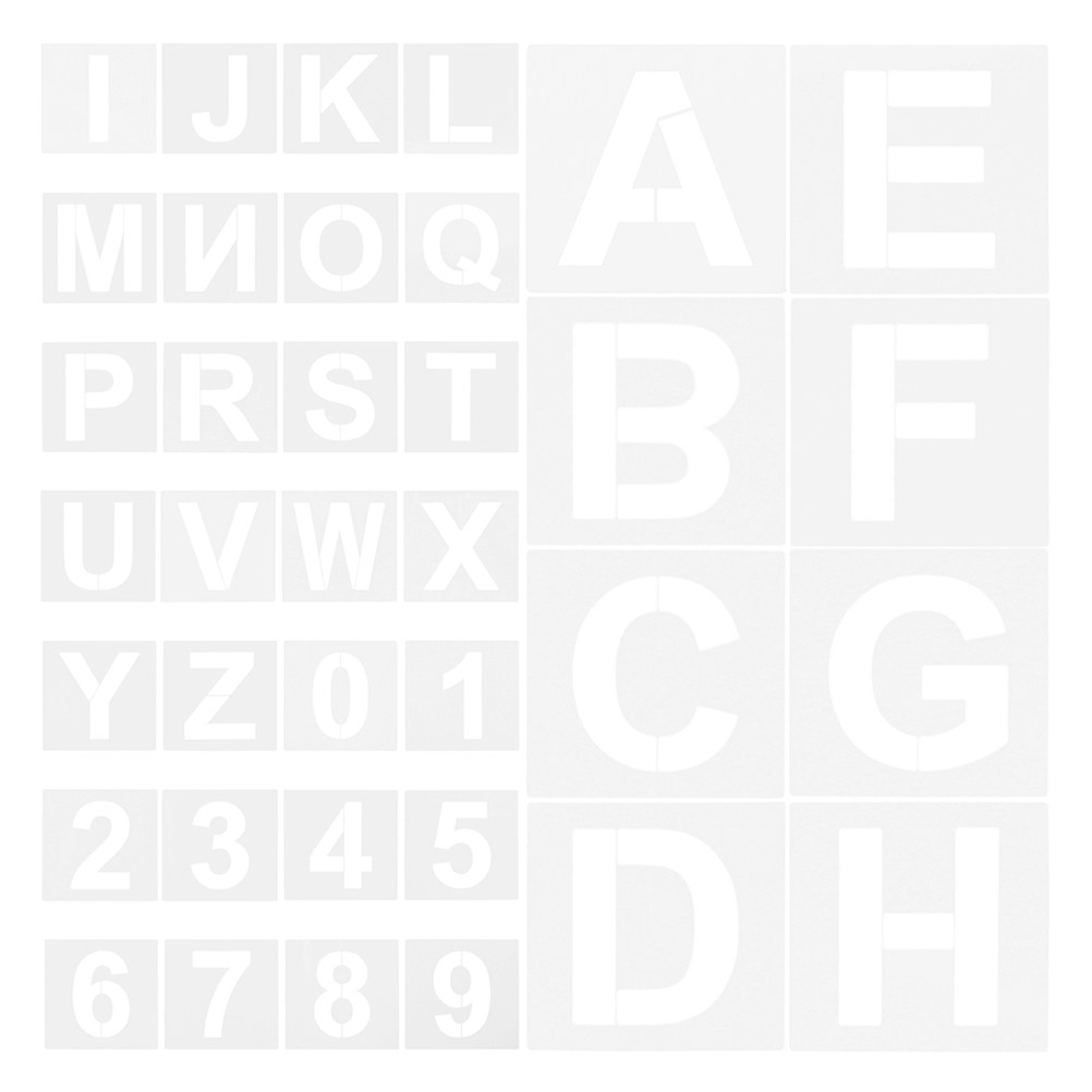 72Pcs Plastic Alphabet Number  - Art Craft Number recensione e prezzo