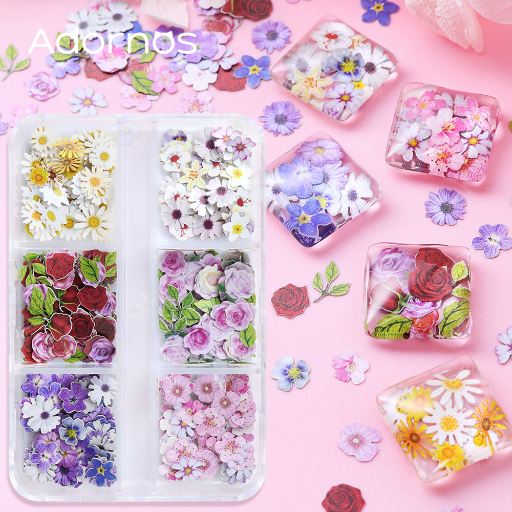6 Grids Flowers Wood Pulp Chip - The Art And Craft Of Jewelry recensione e prezzo