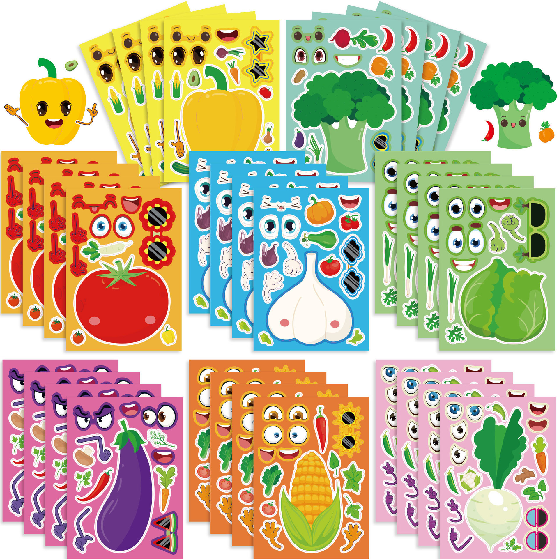 16Sheets Make Your Own Fruits  - Art And Craft Vegetable recensione e prezzo