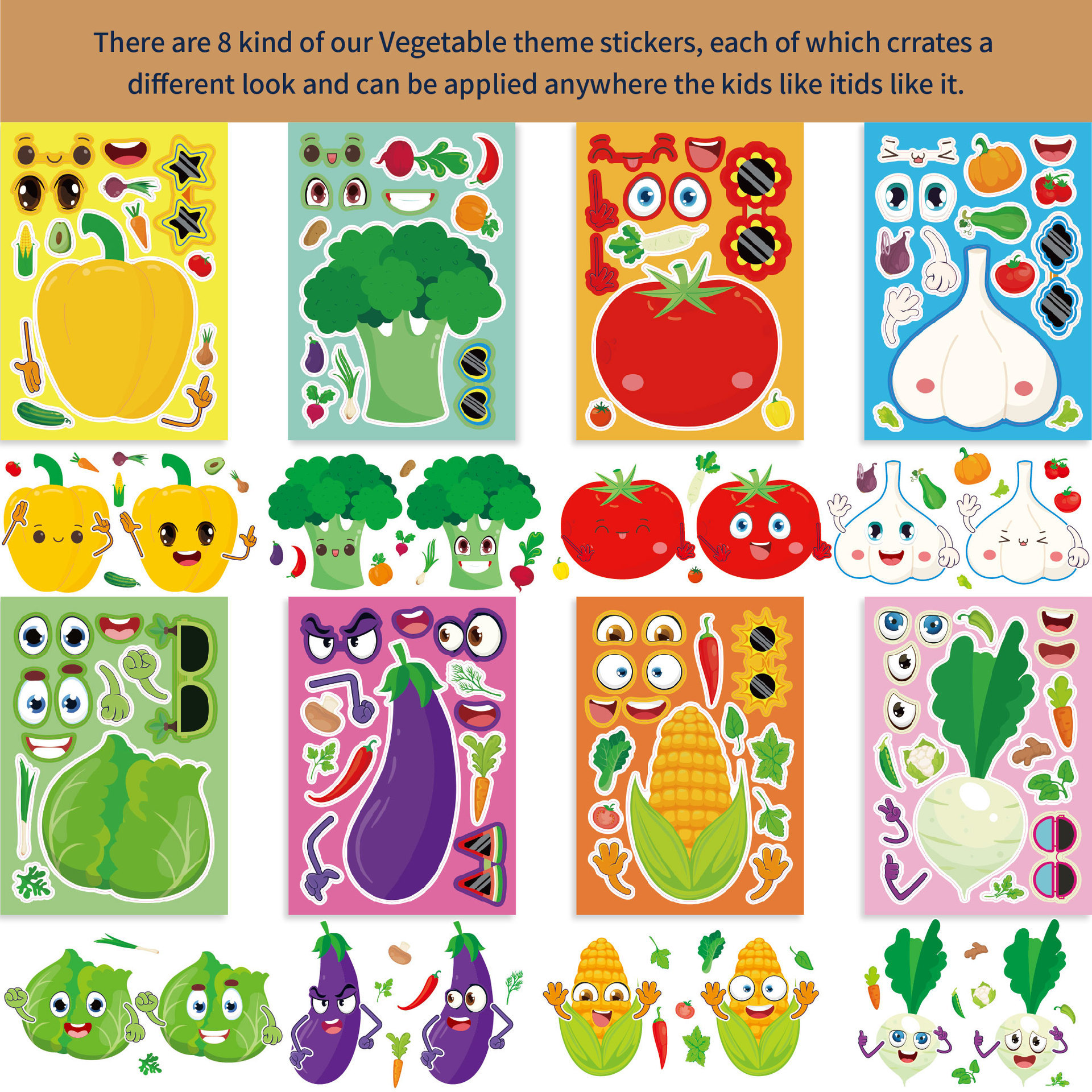 16Sheets Make Your Own Fruits  - Art And Craft Vegetable recensione e prezzo