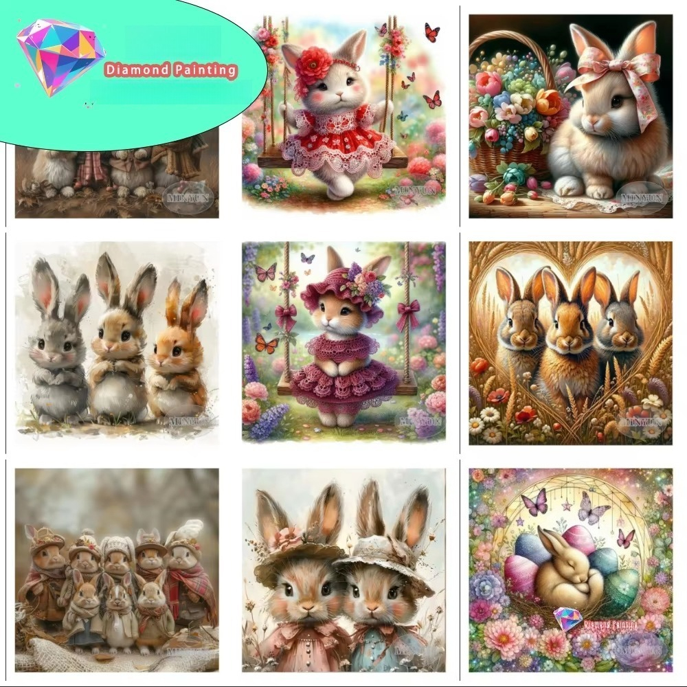 New Easter Rabbit Diamond Pain - Art Craft Rabbit recensione e prezzo