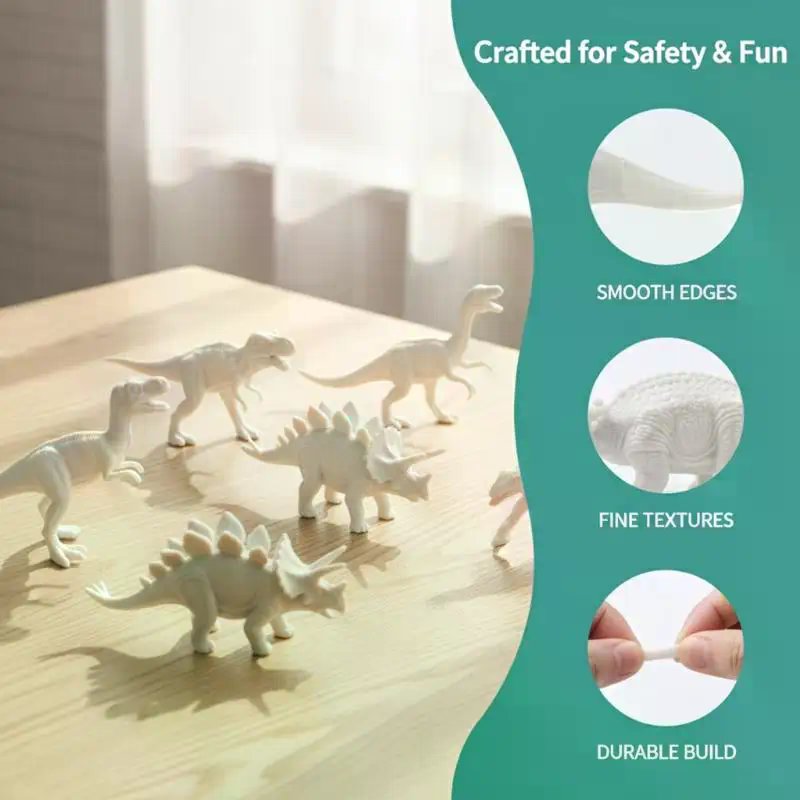 Dinosaur White Embryo Toy Set  - Art Craft Education recensione e prezzo