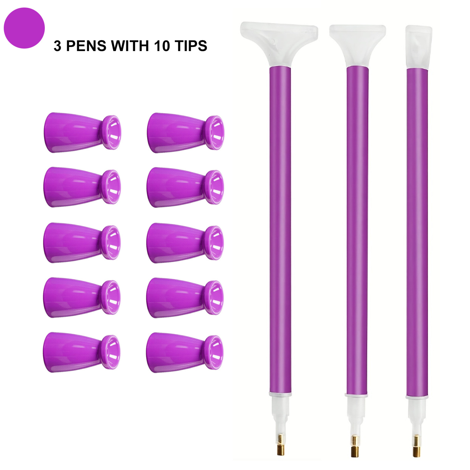 10 Silicone Tips & 3 Pens Diam - Art Craft Accessories recensione e prezzo