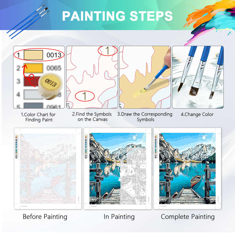 HUACAN Painting By Numbers Adu - Art Craft Number recensione e prezzo