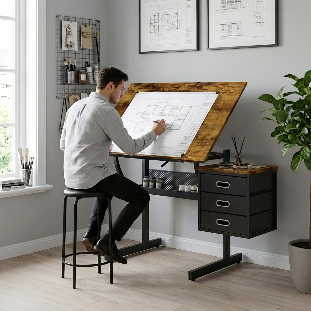 Adjustable Art Desk with Stora - Art & Craft Of Problem Solving recensione e prezzo
