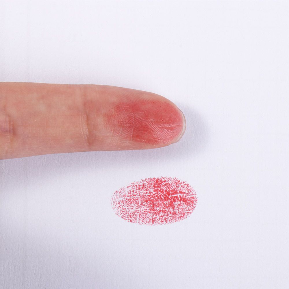 Red Blue Black Mini Fingerprin - Stamping Ink Pad recensione e prezzo