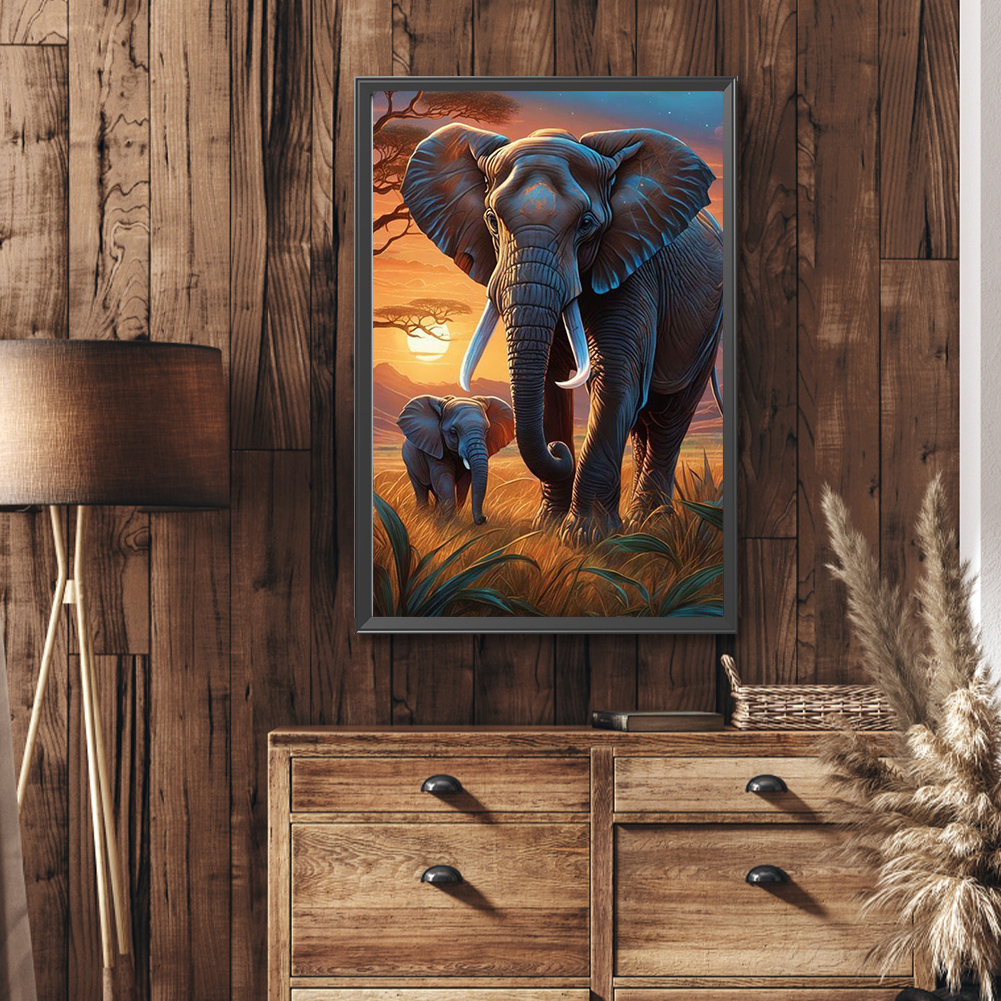 5D DIY Full Round Drill Diamon - Art Craft Elephant recensione e prezzo