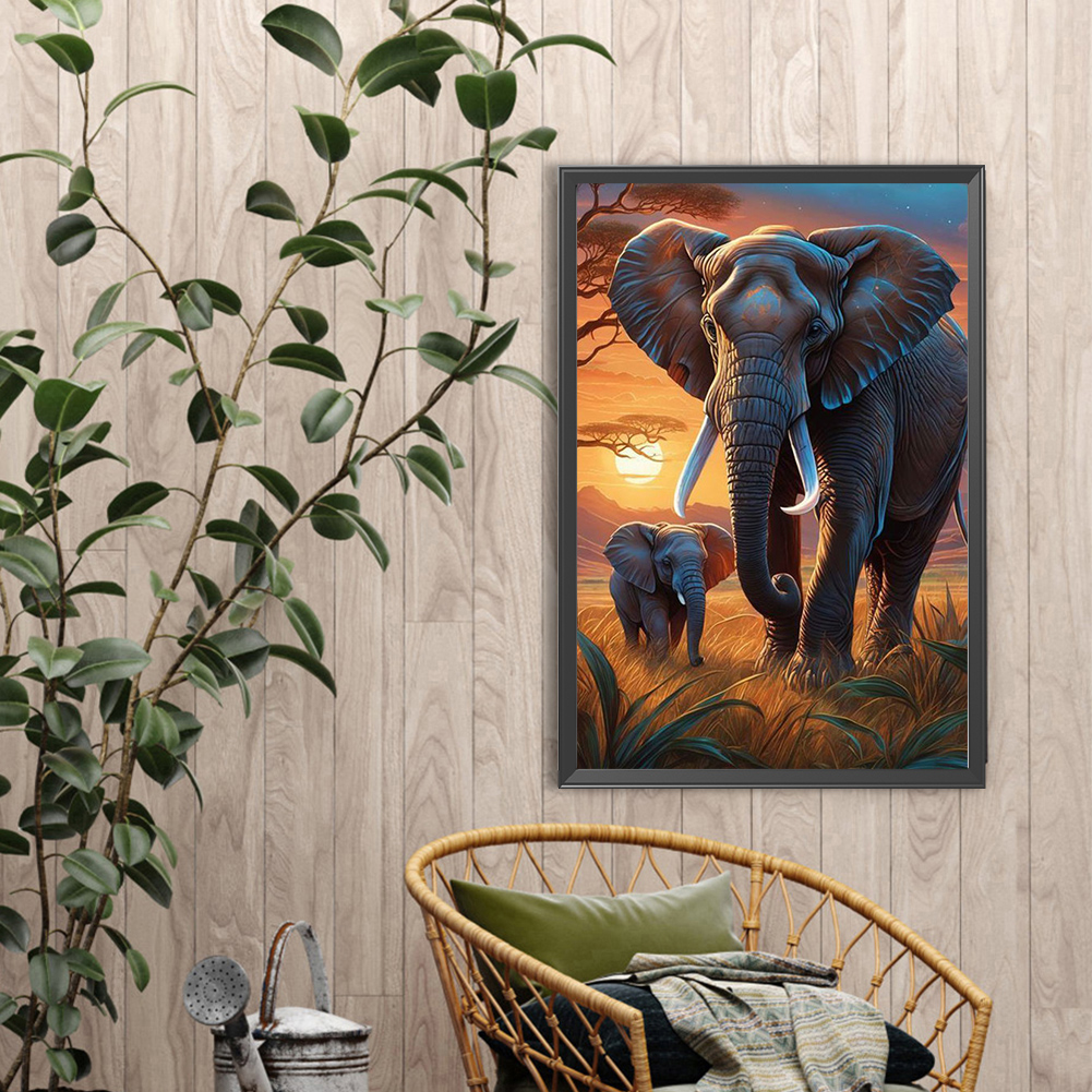 5D DIY Full Round Drill Diamon - Art Craft Elephant recensione e prezzo