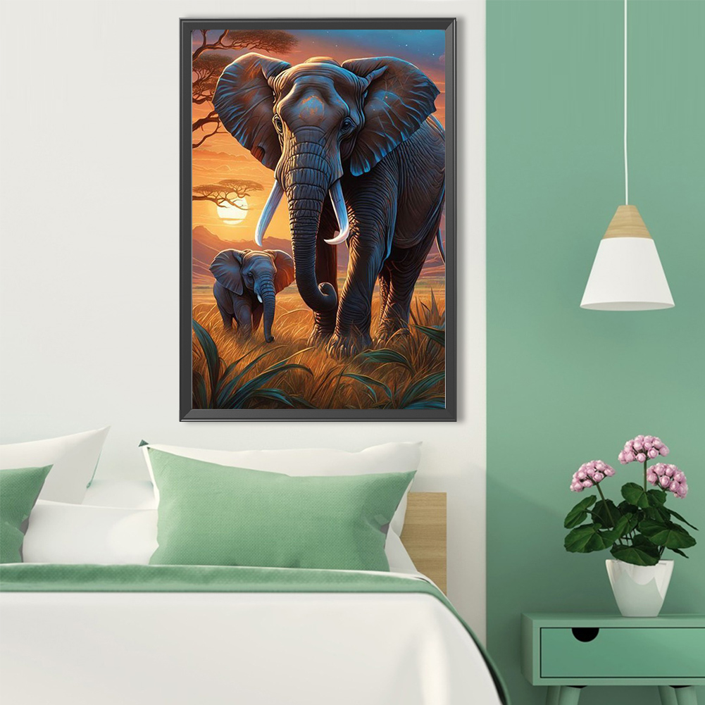 5D DIY Full Round Drill Diamon - Art Craft Elephant recensione e prezzo