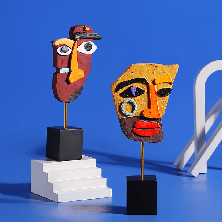 Abstract Face Colorful Twisted - Art Craft Cafe recensione e prezzo