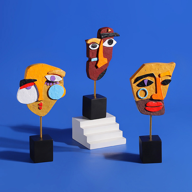Abstract Face Colorful Twisted - Art Craft Cafe recensione e prezzo