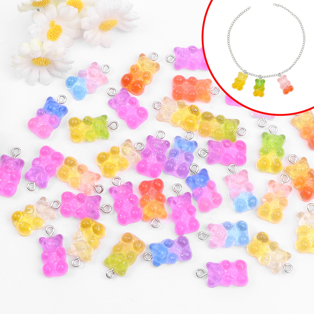 60pcs Dual Color Resin Bear Sh - Art Craft Accessories recensione e prezzo