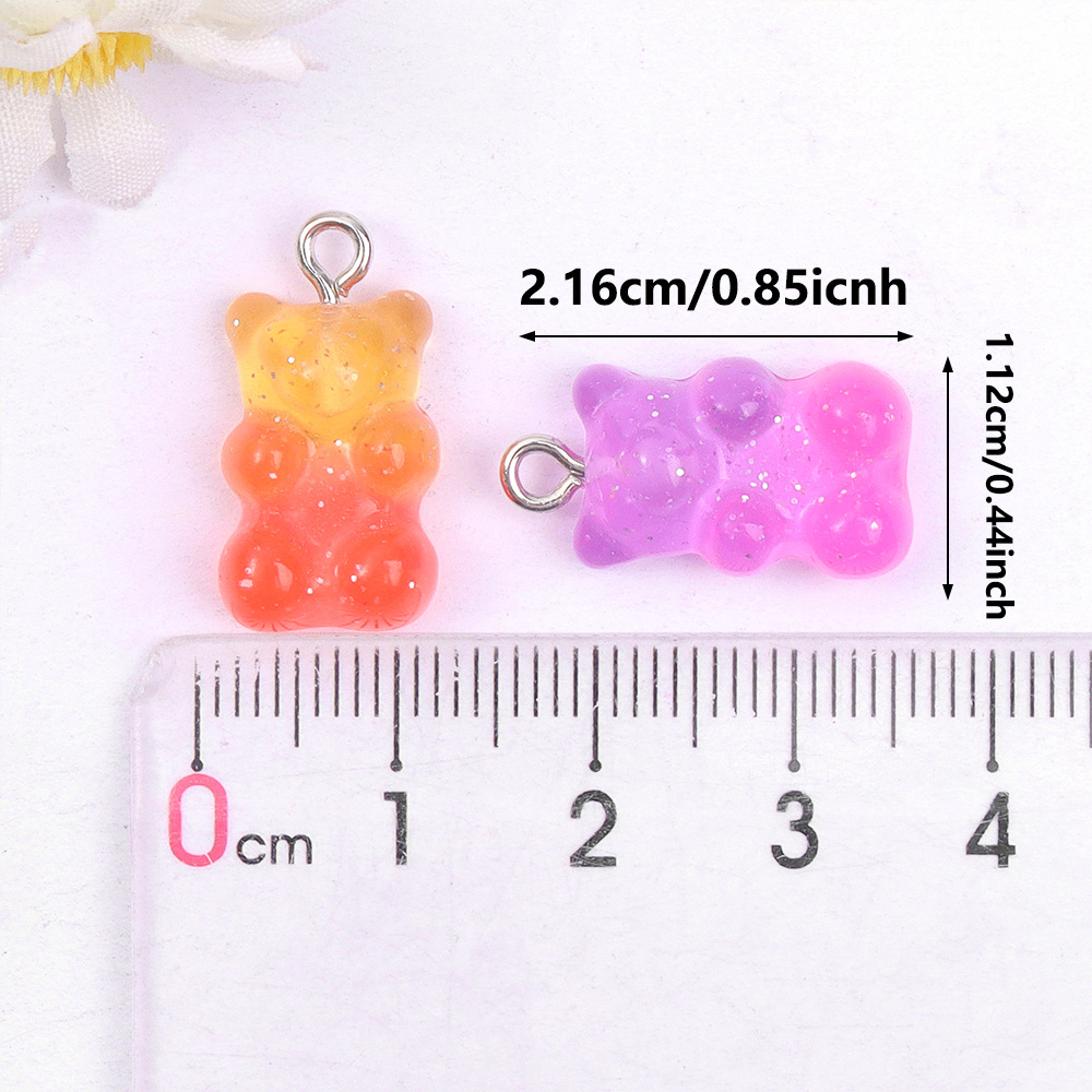 60pcs Dual Color Resin Bear Sh - Art Craft Accessories recensione e prezzo