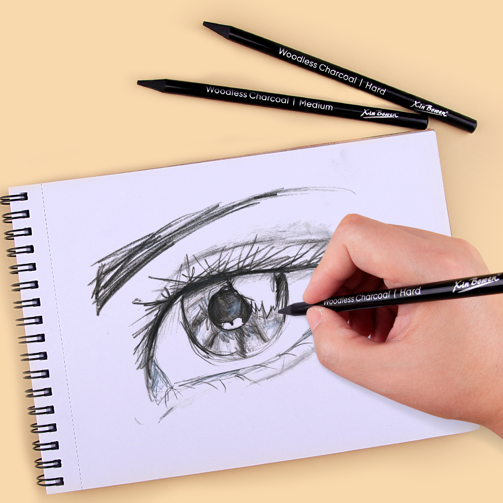 3pcs Woodless Graphite Pencils - Sketching Charcoal Set recensione e prezzo