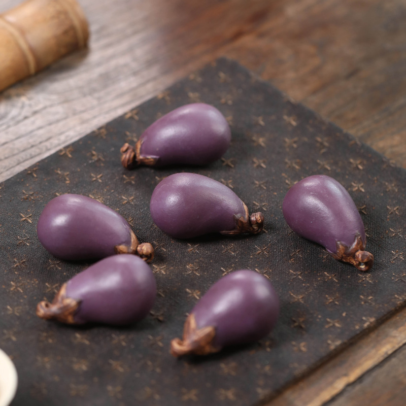Purple Sand Eggplant Tea Pet H - Art And Craft Vegetable recensione e prezzo